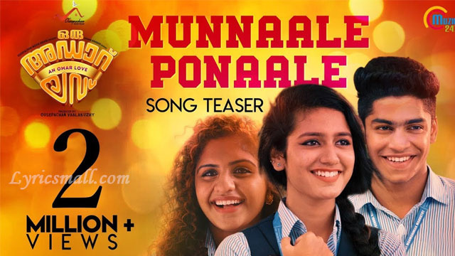 Munnaale Ponaale Song Lyrics